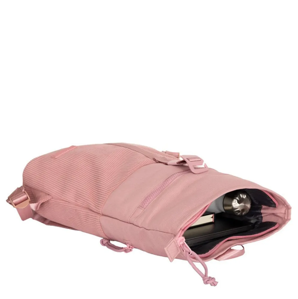 New Rebels Ribbi Los Angeles Rolltop Rugzak Mini Old Pink - 13 L