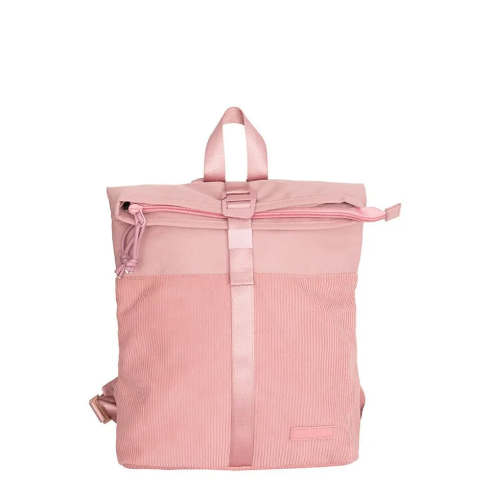 New Rebels Ribbi Los Angeles Rolltop Rugzak Mini Old Pink - 13 L