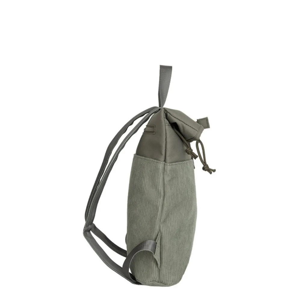 New Rebels Ribbi Los Angeles Rolltop Rugzak Mini Sage Green - 13 L
