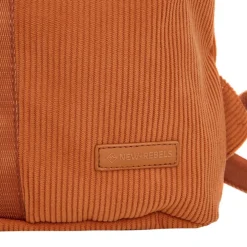 New Rebels Ribbi Los Angeles Rolltop Rugzak Mini Coffee Brown / Oranje - 13 L