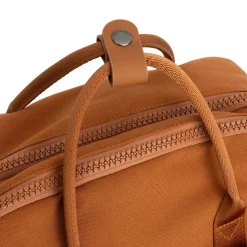 New Rebels Ribbi Milwaukee – Laptoptas Schooltas Werktas 15.6 inch Laptopvak Rugzak Rib Fabric 18L Oranje / Coffee Brown