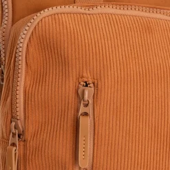 New Rebels Ribbi Milwaukee – Laptoptas Schooltas Werktas 15.6 inch Laptopvak Rugzak Rib Fabric 18L Oranje / Coffee Brown