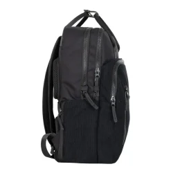 New Rebels Ribbi Milwaukee – Laptoptas Schooltas Werktas 15.6 inch Laptopvak Rugzak Rib Fabric 18L Zwart