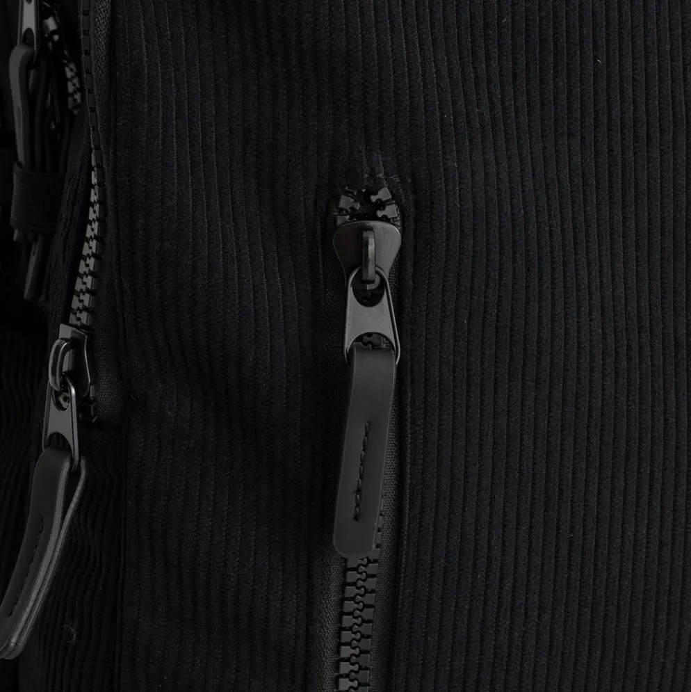 New Rebels Ribbi Milwaukee – Laptoptas Schooltas Werktas 15.6 inch Laptopvak Rugzak Rib Fabric 18L Zwart