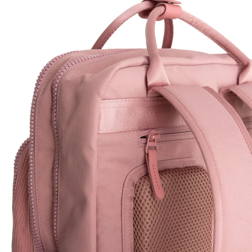 New Rebels Ribbi Milwaukee – Laptoptas Schooltas Werktas 15.6 inch Laptopvak Rugzak Rib Fabric 18L Old Pink