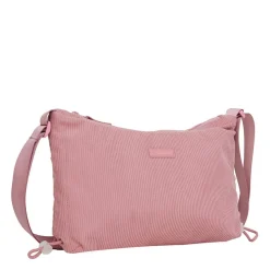 New Rebels Ribbi Rose Schoudertas 6.1L Ribstof Polyester – Comfortabele dagelijkse crossbody - Old Pink