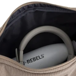 New Rebels Ribbi Rose Schoudertas 6.1L Ribstof Polyester – Comfortabele dagelijkse crossbody - Taupe