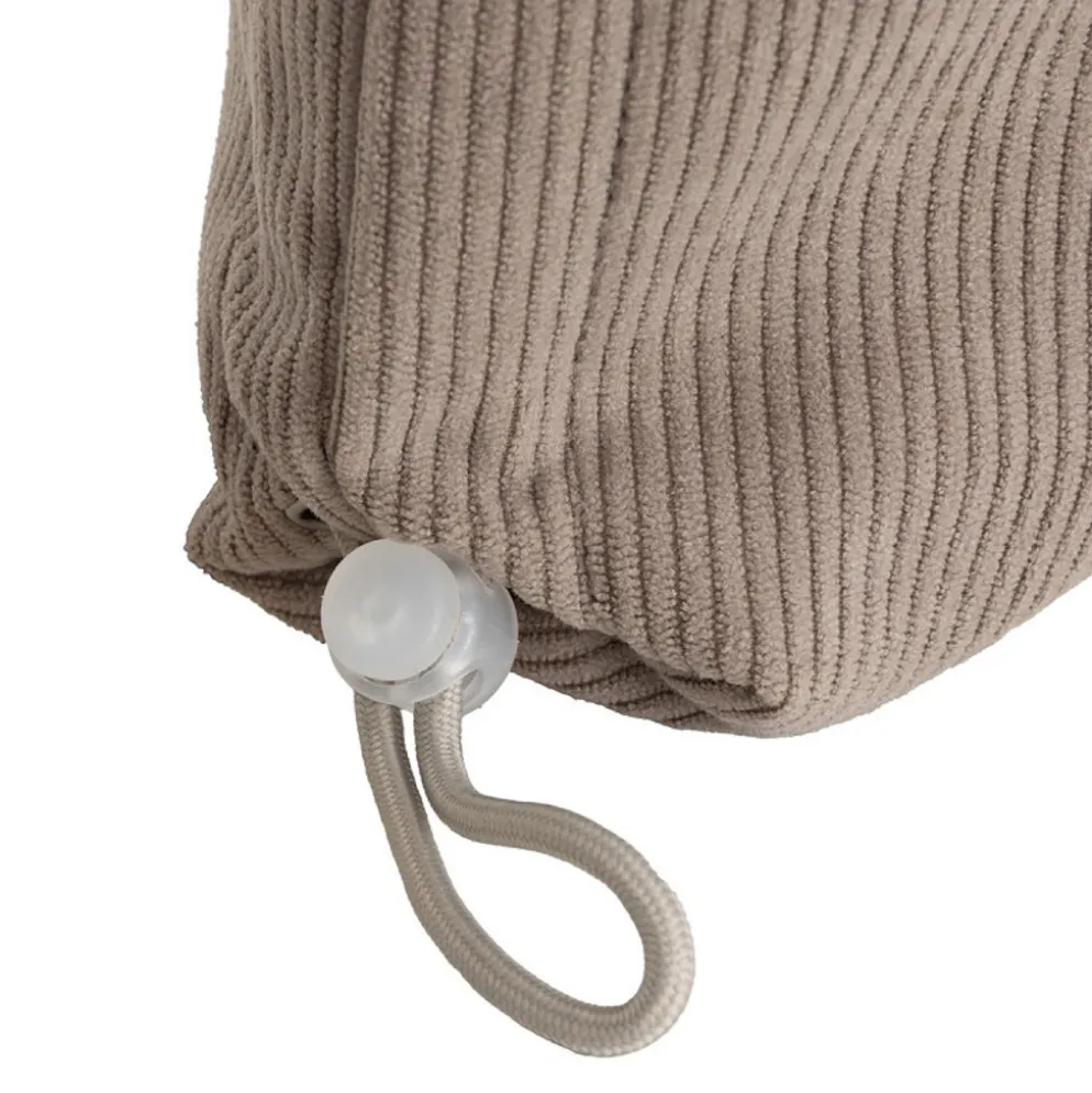 New Rebels Ribbi Rose Schoudertas 6.1L Ribstof Polyester – Comfortabele dagelijkse crossbody - Taupe