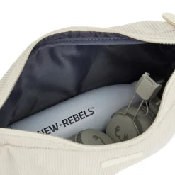 New Rebels Ribbi Rose Schoudertas 6.1L Ribstof Polyester – Comfortabele dagelijkse crossbody - Beige