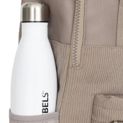 New Rebels Springfield Ribbi Rugzak 13L – Stevig Rib Polyester – Lichtgewicht Schooltas & Werktas - Taupe