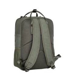 New Rebels Springfield Ribbi  Rugzak 13L – Stevig Rib Polyester – Lichtgewicht Schooltas & Werktas - Sage Green