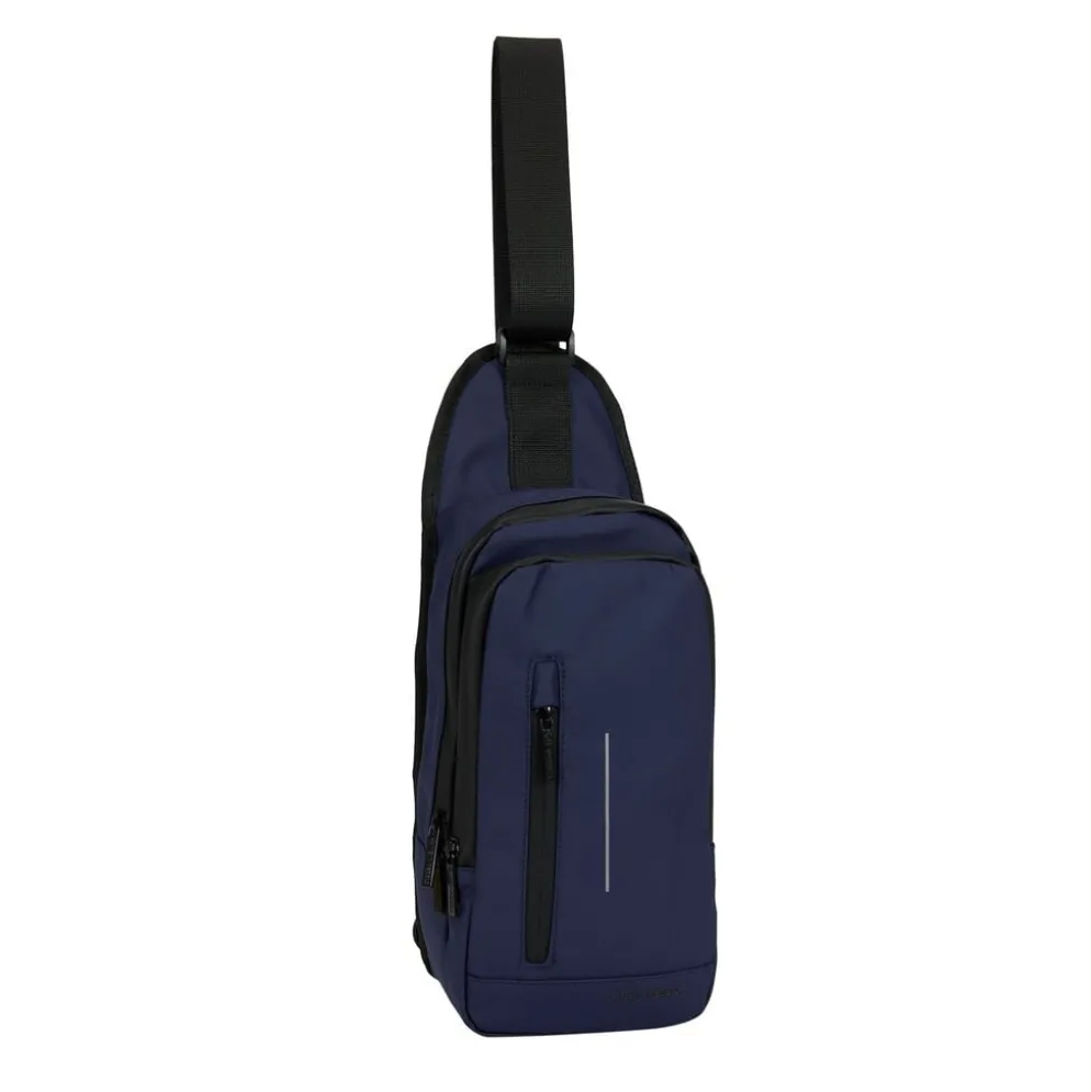 New Rebels Taunton Fargo Navy Blauw 8L Crossbody Tas Waterafstotend