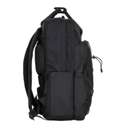 New Rebels Trondheim Rugzak – Laptop Rugtas 15,6 inch – Schooltas & Werktas – Waterafstotend – 18L – Nylon/PU – Zwart