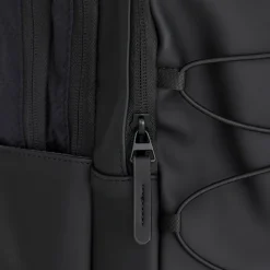 New Rebels Trondheim Rugzak – Laptop Rugtas 15,6 inch – Schooltas & Werktas – Waterafstotend – 18L – Nylon/PU – Zwart