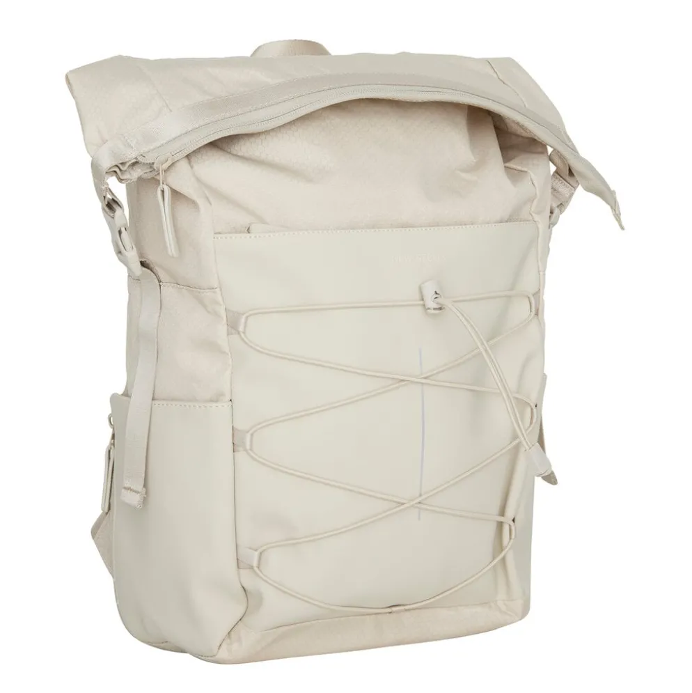 New Rebels Trondheim Windsor Rolltop Rugzak Beige
