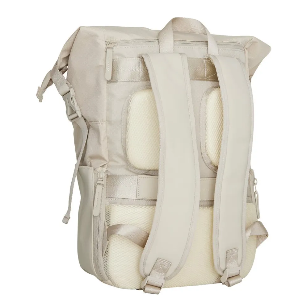 New Rebels Trondheim Windsor Rolltop Rugzak Beige