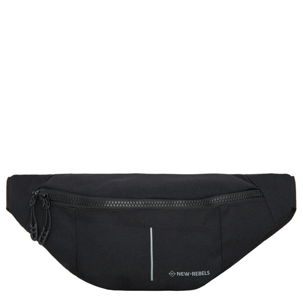 New Rebels Valor Brooklyn Waistbag – Heuptas / Fannypack 36x8x15 cm Waterafstotend 900D PU Polyester Zwart