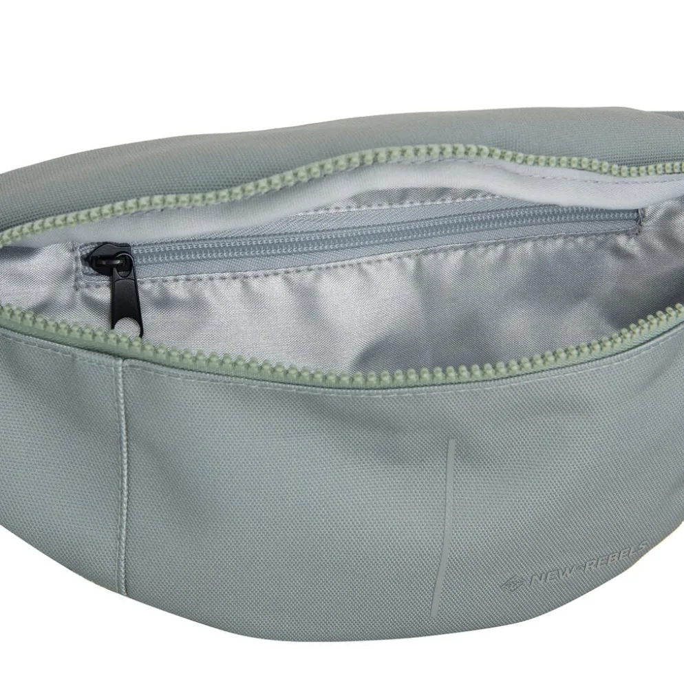 New Rebels Valor Brooklyn Waistbag – Heuptas / Fannypack 36x8x15 cm Waterafstotend 900D PU Polyester – Salie Green