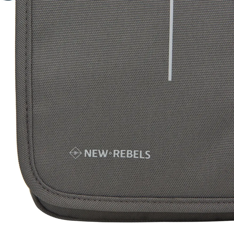 New Rebels Valor Cincinnati Flapover Antraciet – Waterbestendige Schoudertas – 2.9 L