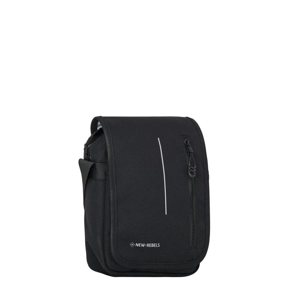 New Rebels Valor Cincinnati Flapover Black – Waterbestendige Schoudertas – 2.9 L