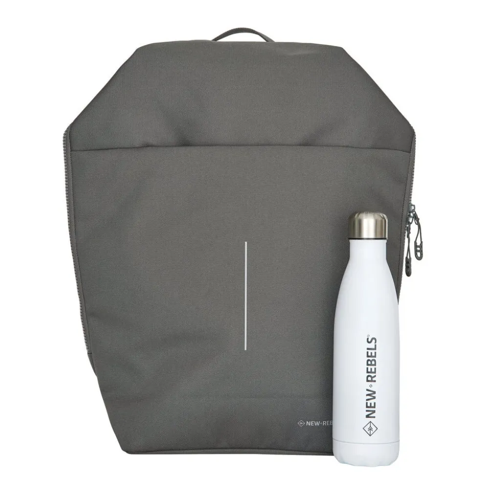 New Rebels Valor Cranston Backpack – Comfortabele Waterafstotende Rugtas – 19L - Antracite