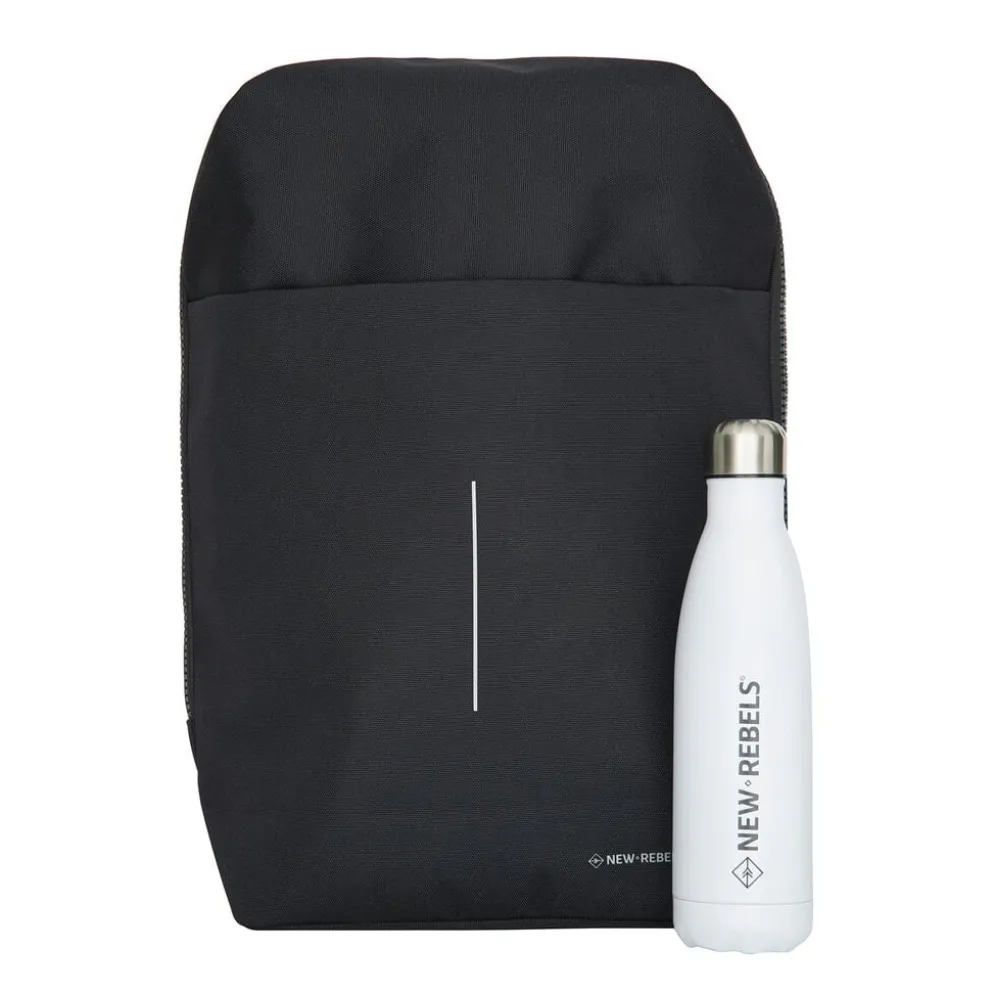 New Rebels Valor Cranston Backpack – Comfortabele Waterafstotende Rugtas – 19L - Zwart