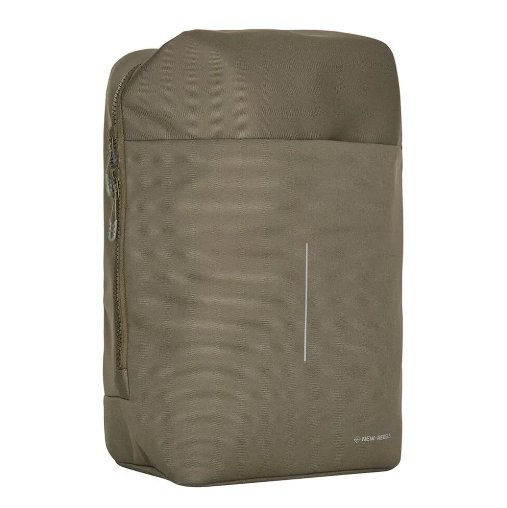 New Rebels Valor Cranston Backpack – Comfortabele Waterafstotende Rugtas – 19L - Olijf groen