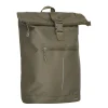 New Rebels Valor New York olijfgroen 21L Rugzak Rolltop Waterafstotend Laptop 15,6 inch