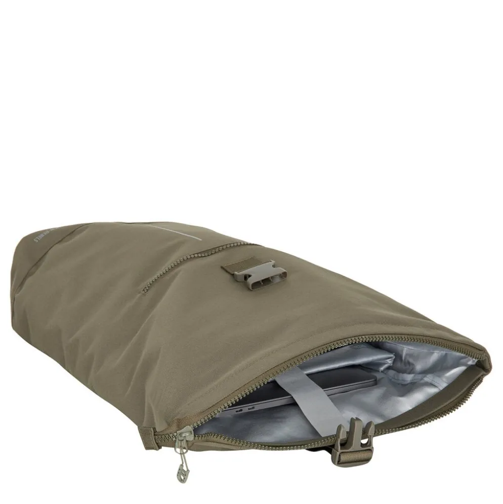 New Rebels Valor New York olijfgroen 21L Rugzak Rolltop Waterafstotend Laptop 15,6 inch
