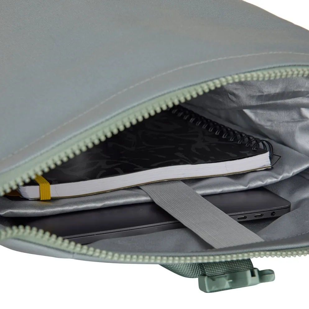 New Rebels Valor New York salie green 21L Rugzak Rolltop Waterafstotend Laptop 15.6 inch