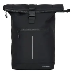 New Rebels Valor New York Zwart 21L Rugtas Rolltop Waterafstotend Laptop 15.6