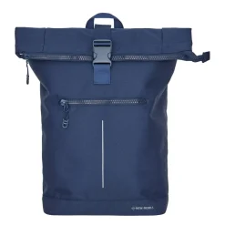 New Rebels Valor New York Navy blauw 21L Rugtas Rolltop Waterafstotend Laptop 15.6