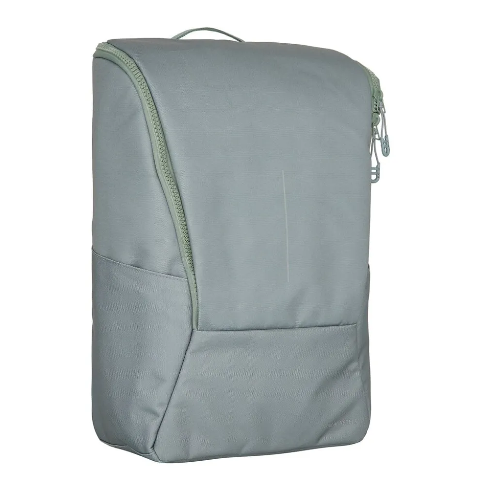 New Rebels Valor Westerly Backpack Rugzak 14L Schooltas Werktas Laptop 14 inch PU Polyester Salie Groen