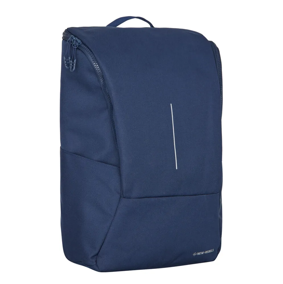 New Rebels Valor Westerly Backpack Rugzak 14L Schooltas Werktas Laptop 14 inch PU Polyester Navy