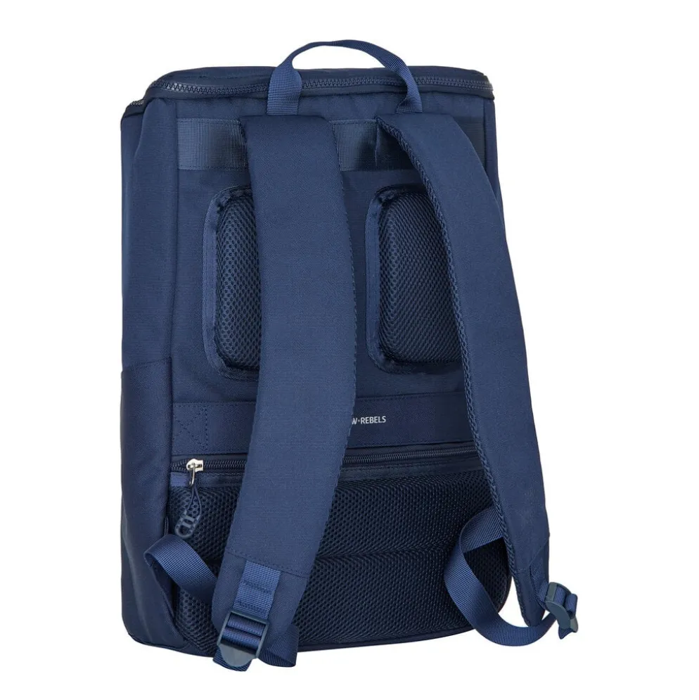 New Rebels Valor Westerly Backpack Rugzak 14L Schooltas Werktas Laptop 14 inch PU Polyester Navy