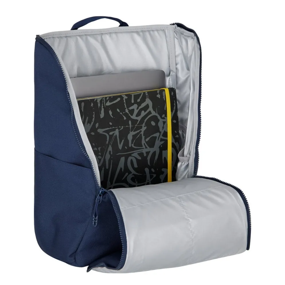 New Rebels Valor Westerly Backpack Rugzak 14L Schooltas Werktas Laptop 14 inch PU Polyester Navy