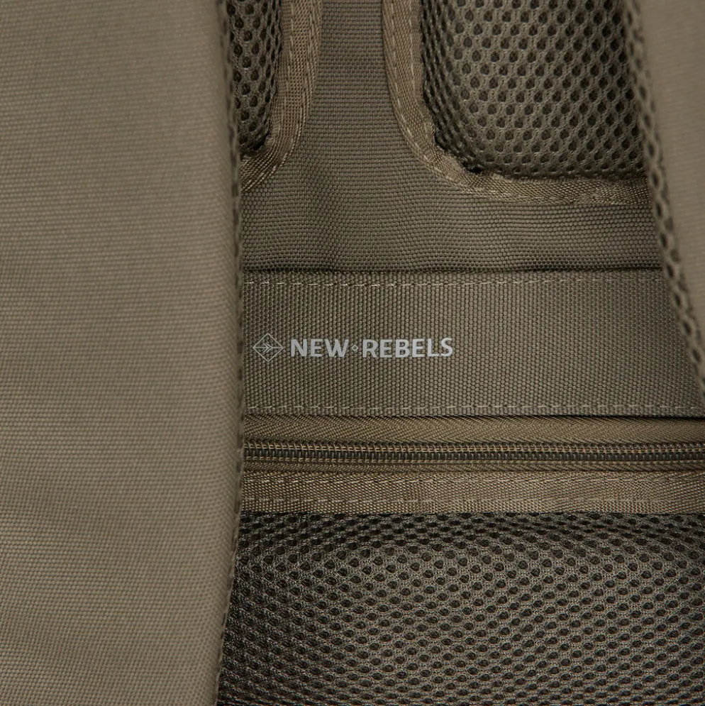 New Rebels Valor Westerly Backpack Rugzak 14L Schooltas Werktas Laptop 14 inch PU Polyester Olive