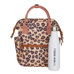 New Rebels Valor Weverly School / Werktas Rugzak - 9,5L – Stevig 900D Polyester - 4 Compartimenten Laptopvak 14” - Waterafstotend Leo