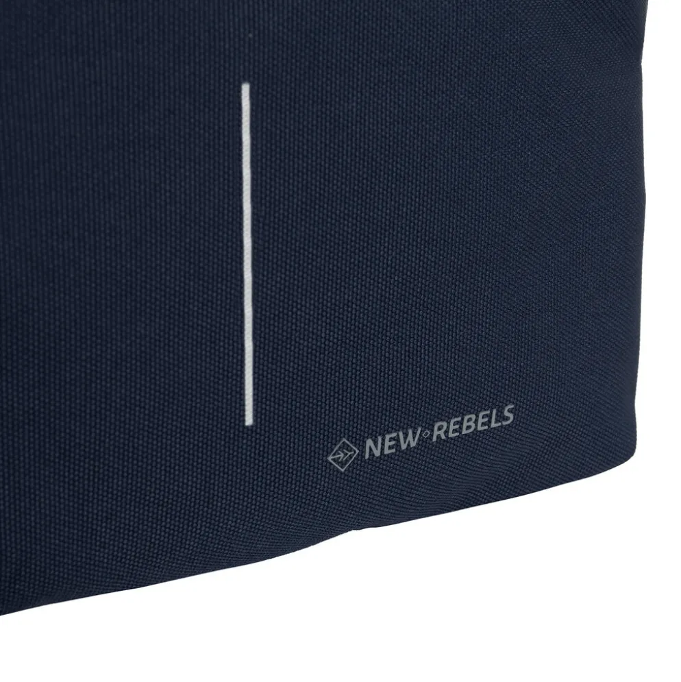 New Rebels Valor Weverly School / Werktas Rugzak - 9,5L – Stevig 900D Polyester - 4 Compartimenten Laptopvak 14” - Waterafstotend Velvet Navy