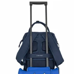 New Rebels Valor Weverly School / Werktas Rugzak - 9,5L – Stevig 900D Polyester - 4 Compartimenten Laptopvak 14” - Waterafstotend Velvet Navy