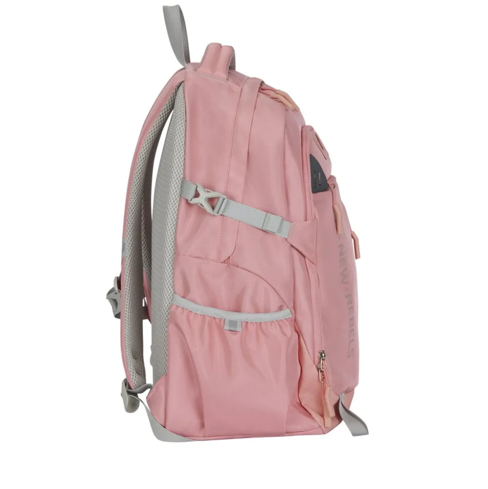 New Rebels Vince Baldwin Roze 33L Rugtas Waterafstotend Laptop 15.6"