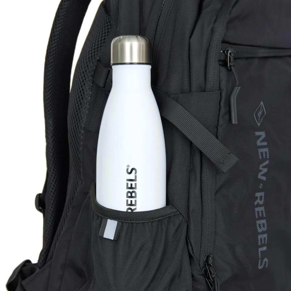 New Rebels Vince Baldwin Zwart 33L Rugtas Waterafstotend Laptop 15.6"