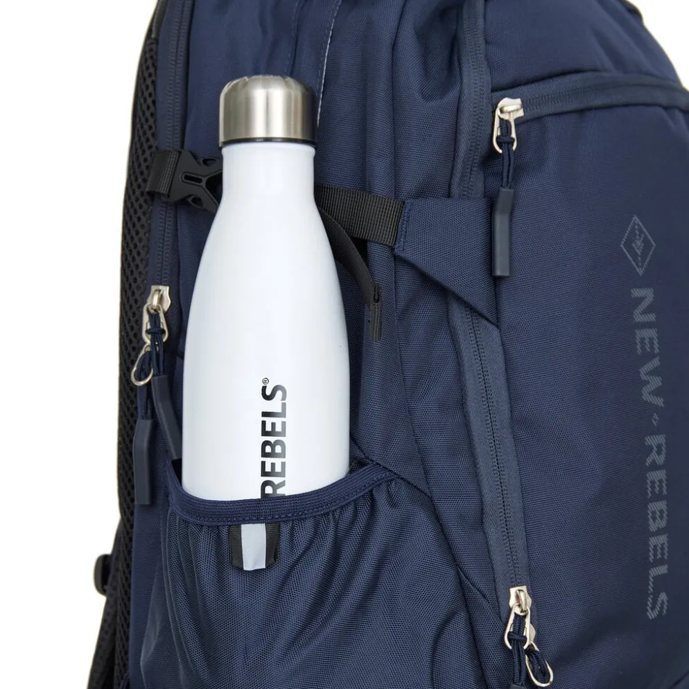 New Rebels Vince Baldwin Navy Blauw 33L Rugtas Waterafstotend Laptop 15.6"