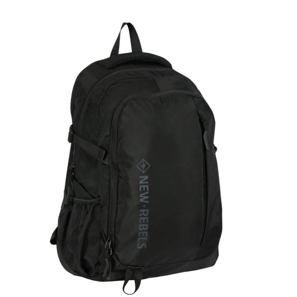 New Rebels Vince Gilbert Zwart 27L Rugtas Waterafstotend Laptop 15.6"
