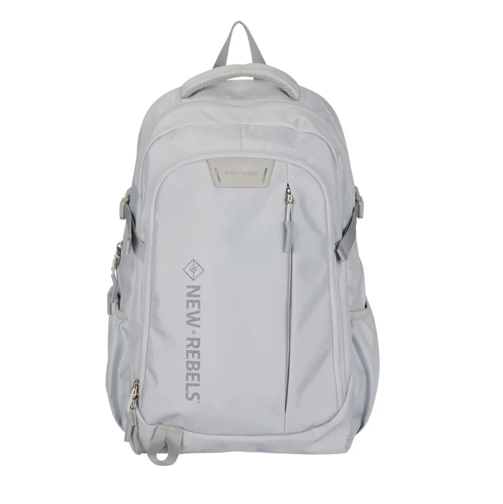 New Rebels Vince Gilbert Lichtgrijs 27L Rugtas Waterafstotend Laptop 15.6"