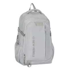 New Rebels Vince Gilbert Lichtgrijs 27L Rugtas Waterafstotend Laptop 15.6