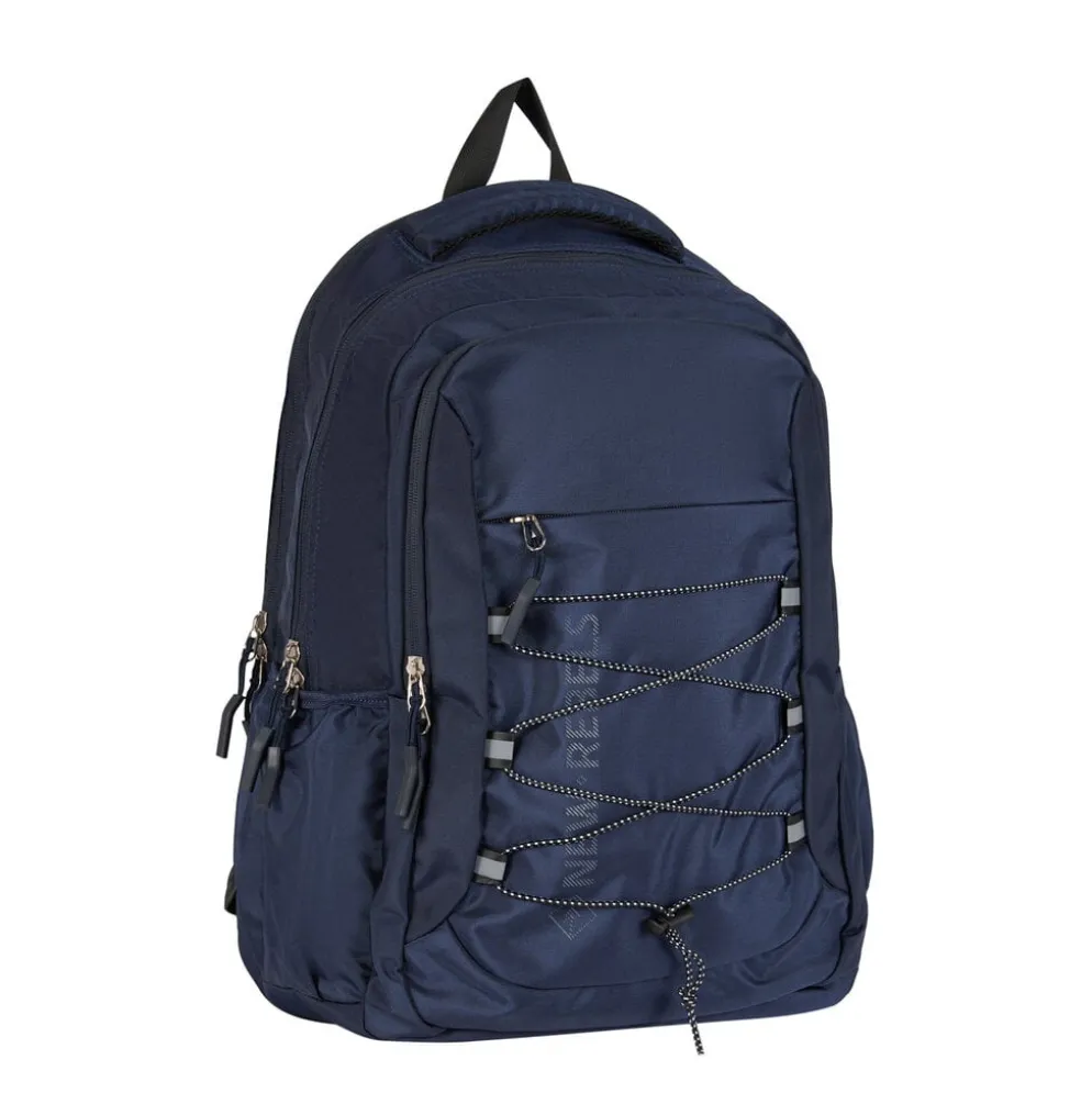 New Rebels Vince Leander Navy Blauw 27L Rugtas Waterafstotend Laptop 14"