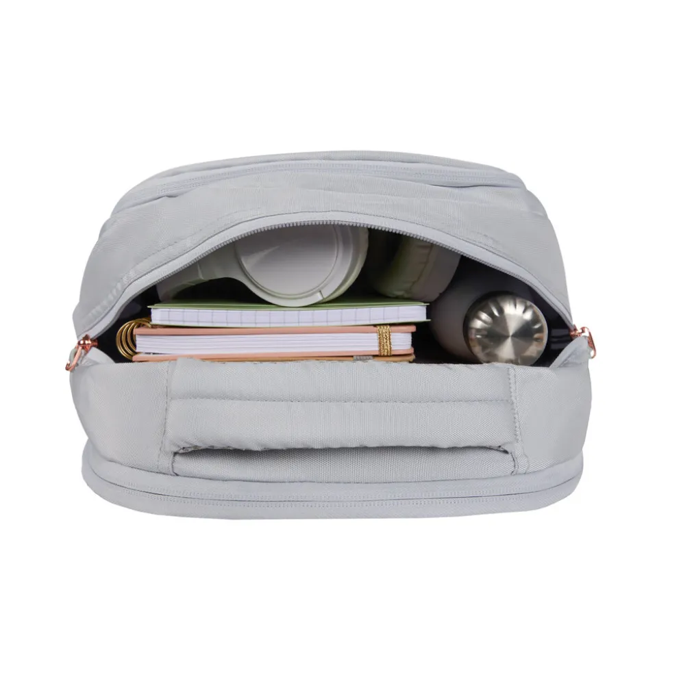 New Rebels Vince Leander Lichtgrijs 27L Rugtas Waterafstotend Laptop 14"