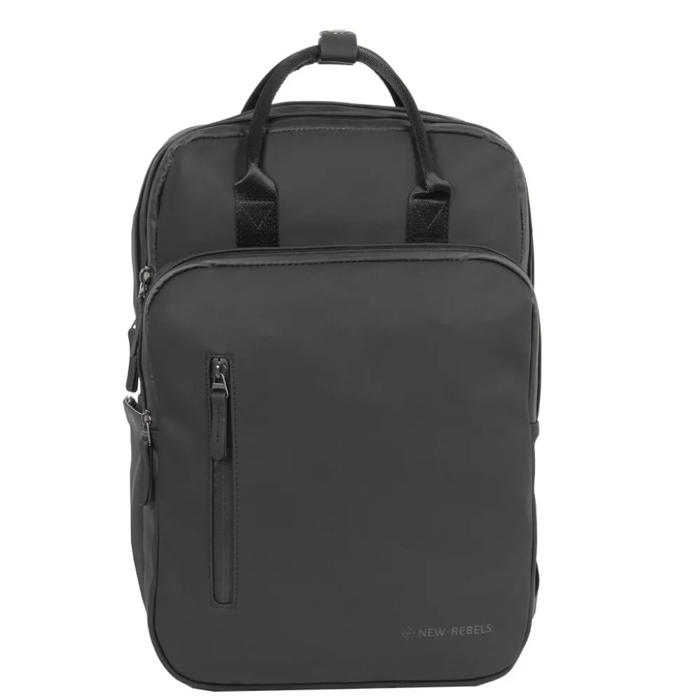 New Rebels William Milwaukee Zwart 18L Rugzak Waterafstotend Laptop 15.6"