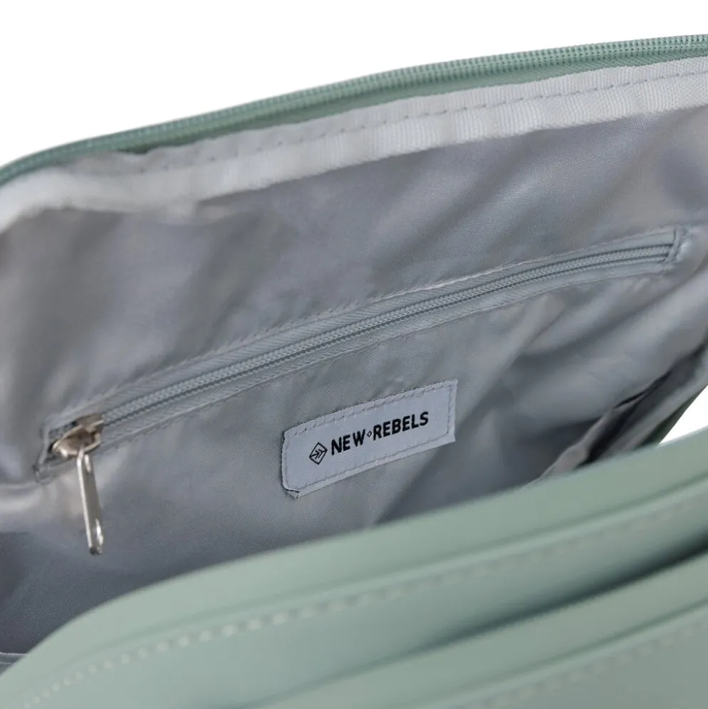 New Rebels William Milwaukee Salie Green 18L Rugzak Waterafstotend Laptop 15.6"